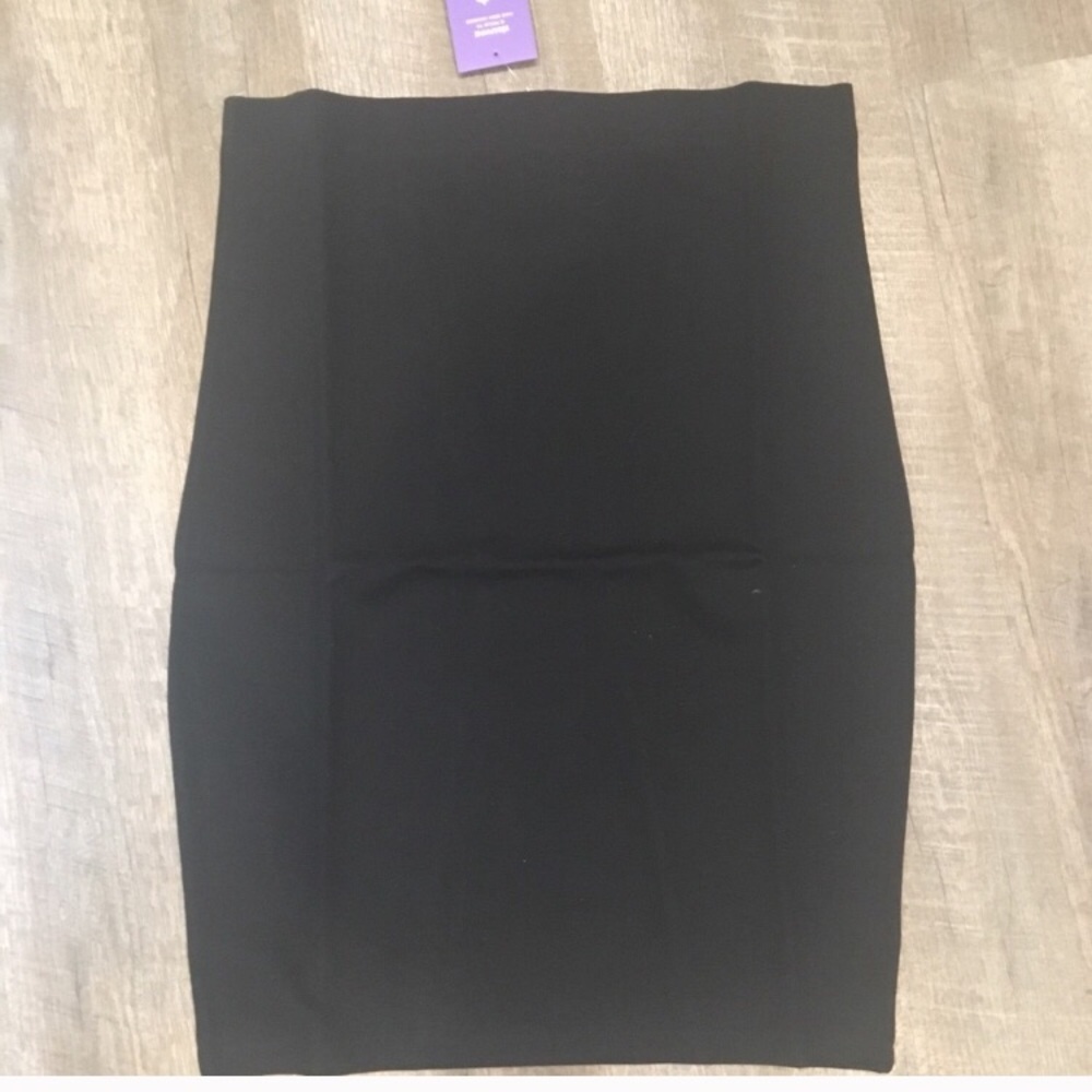 Seraphine black maternity pencil skirt